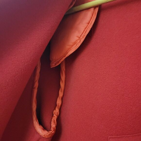 ❤️Vintage Adele Simpson ILGWU Red Coat - Picture 8 of 16